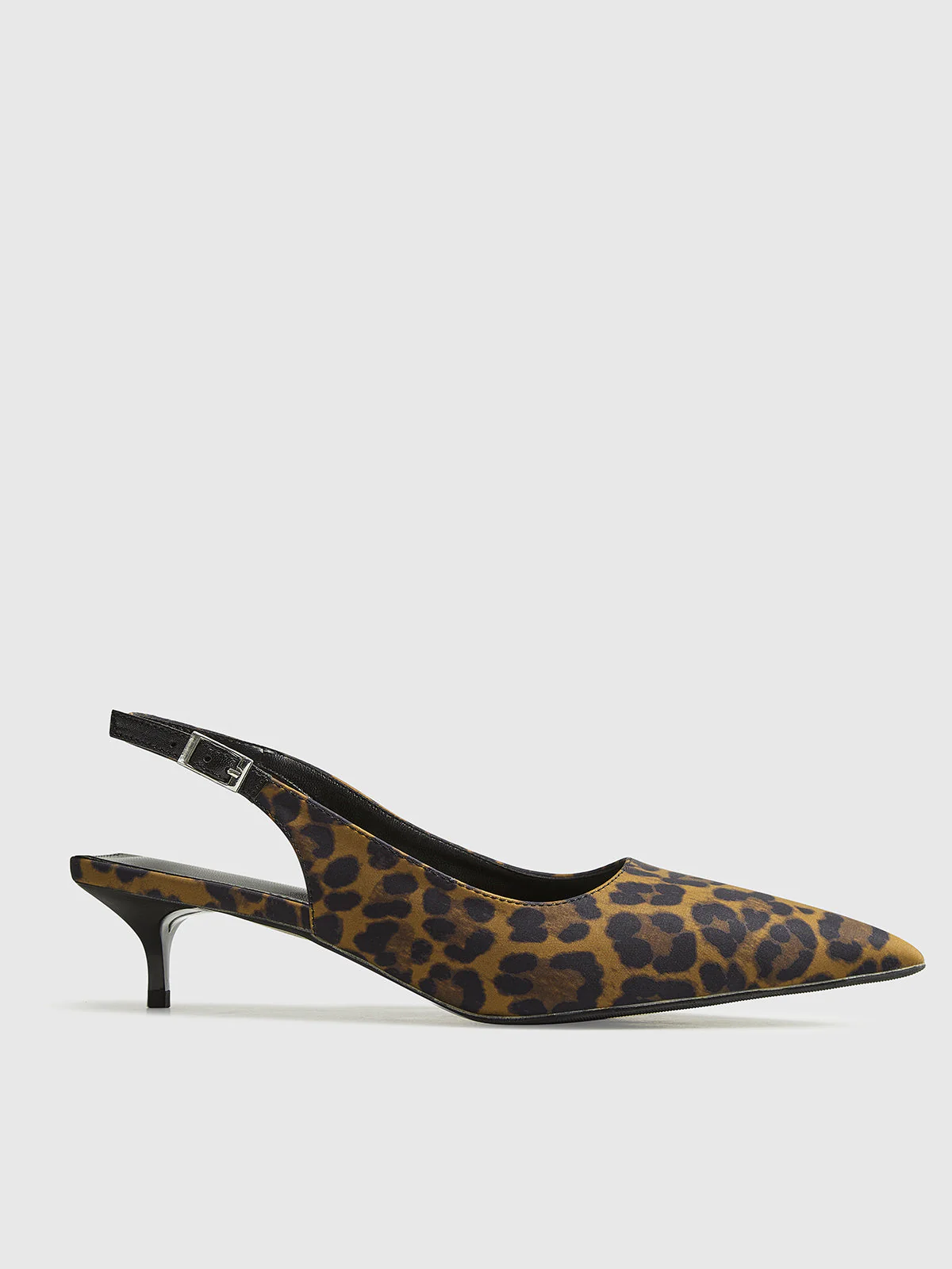 Heidi-Mode | Leopard Kitten Slingback Pumps - Image 5
