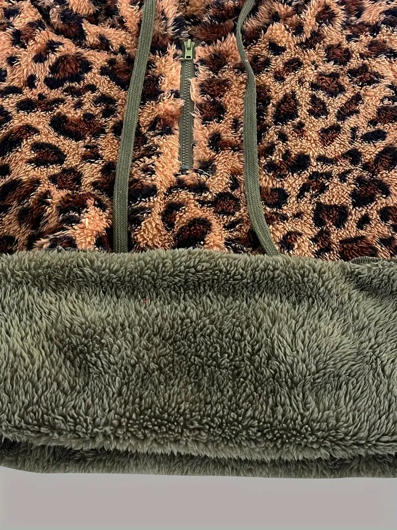 Heidi-Mode | Leopardenmuster Farbblock Pullover - Image 3