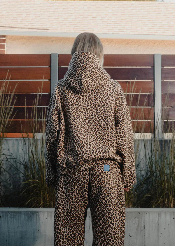 Heidi-Mode | Leopardenmuster Hoodie und Jogginghose Set für Damen - Image 2