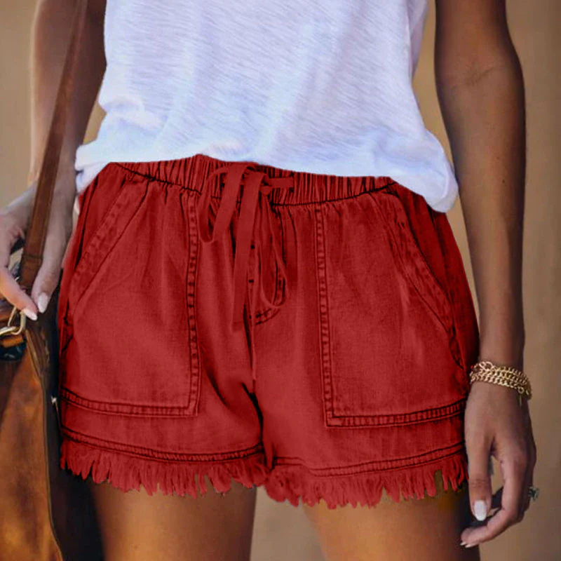 Heidi-Mode | High-Waisted Denim Shorts - Image 8