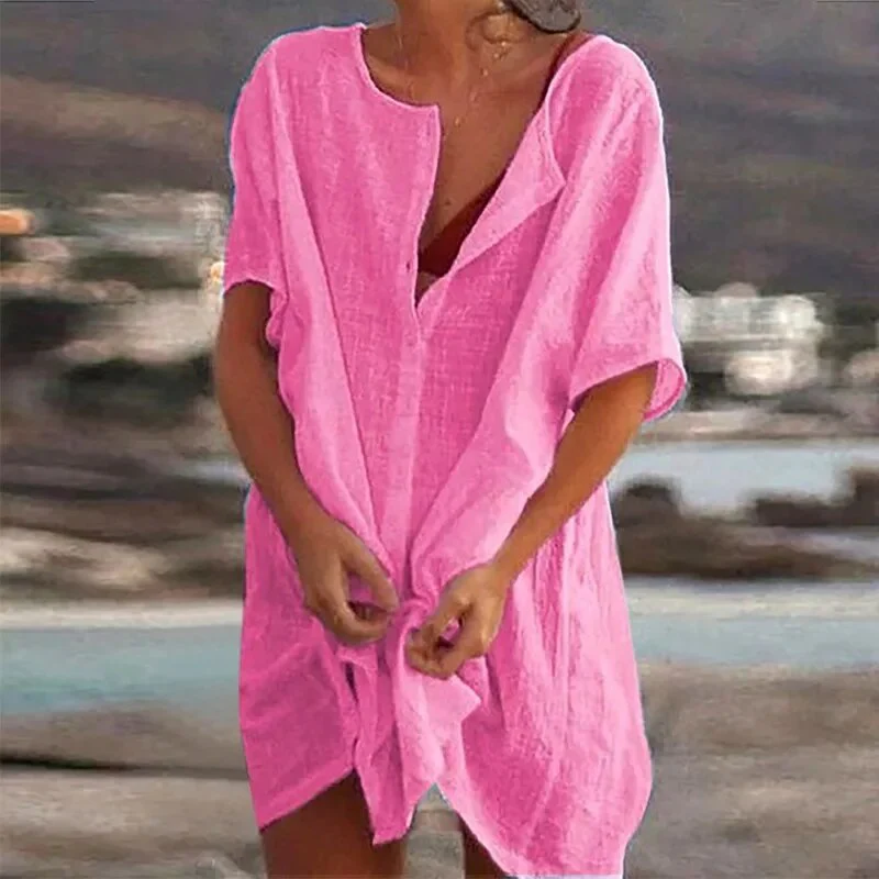Heidi-Mode | Strickkleid Aus Baumwolle und Leinen - Image 2