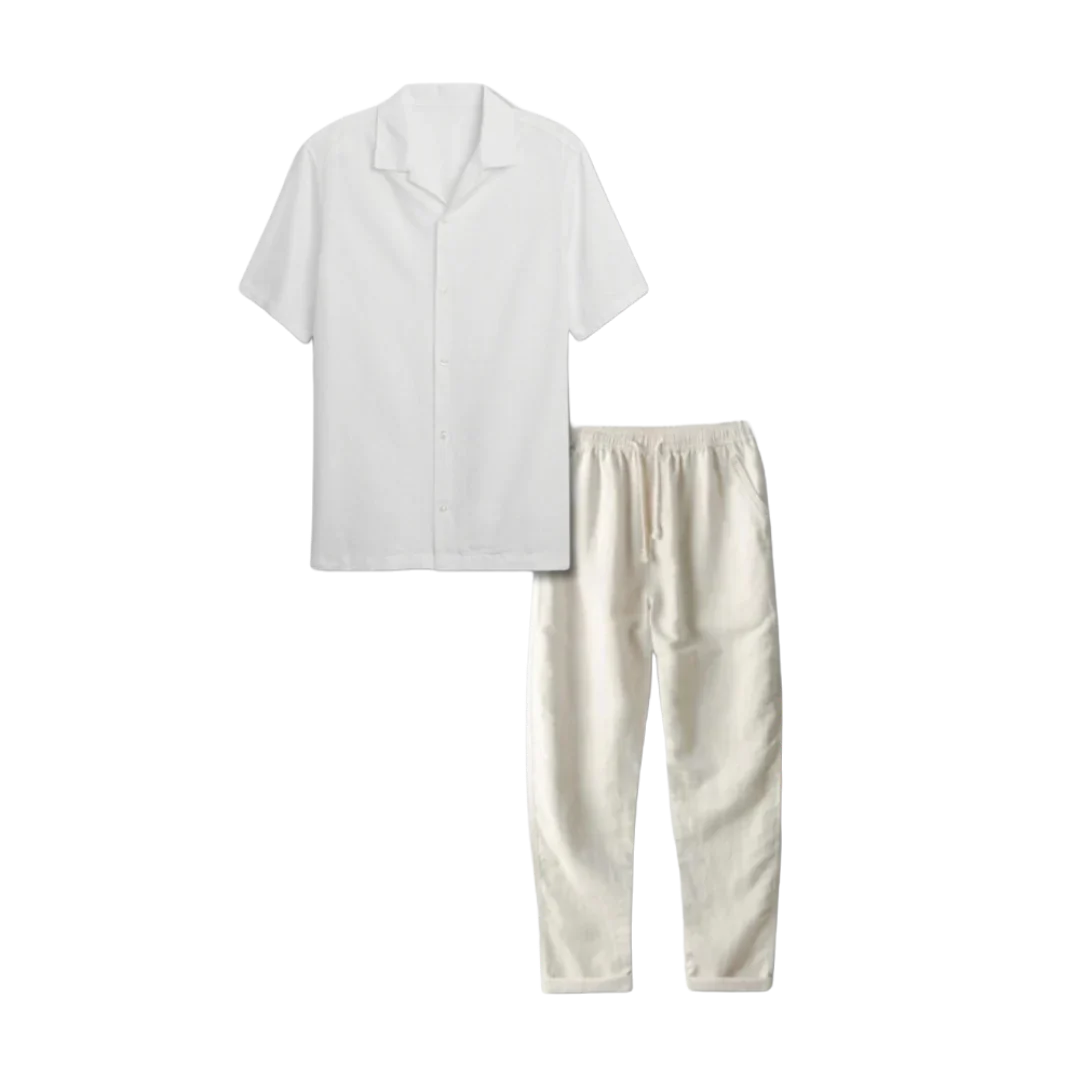 Heidi-Mode | Linen Outfit Set - Lässige - Florenz Bei Nacht - Image 5