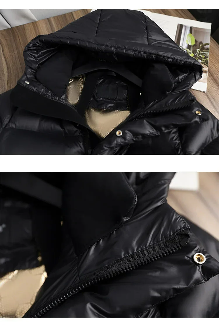 Heidi-Mode | Dicke Puffer Kappuzen-Daunenjacke - Image 10