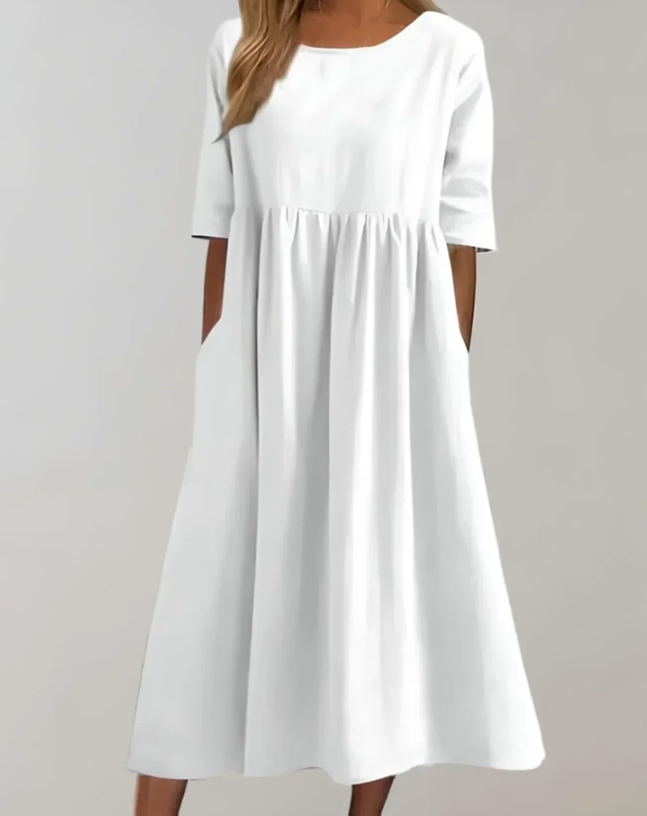 Heidi-Mode | Locker Sitzendes Baumwollkleid