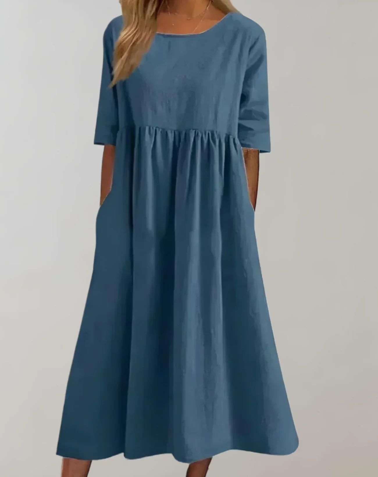 Heidi-Mode | Locker Sitzendes Baumwollkleid - Image 6