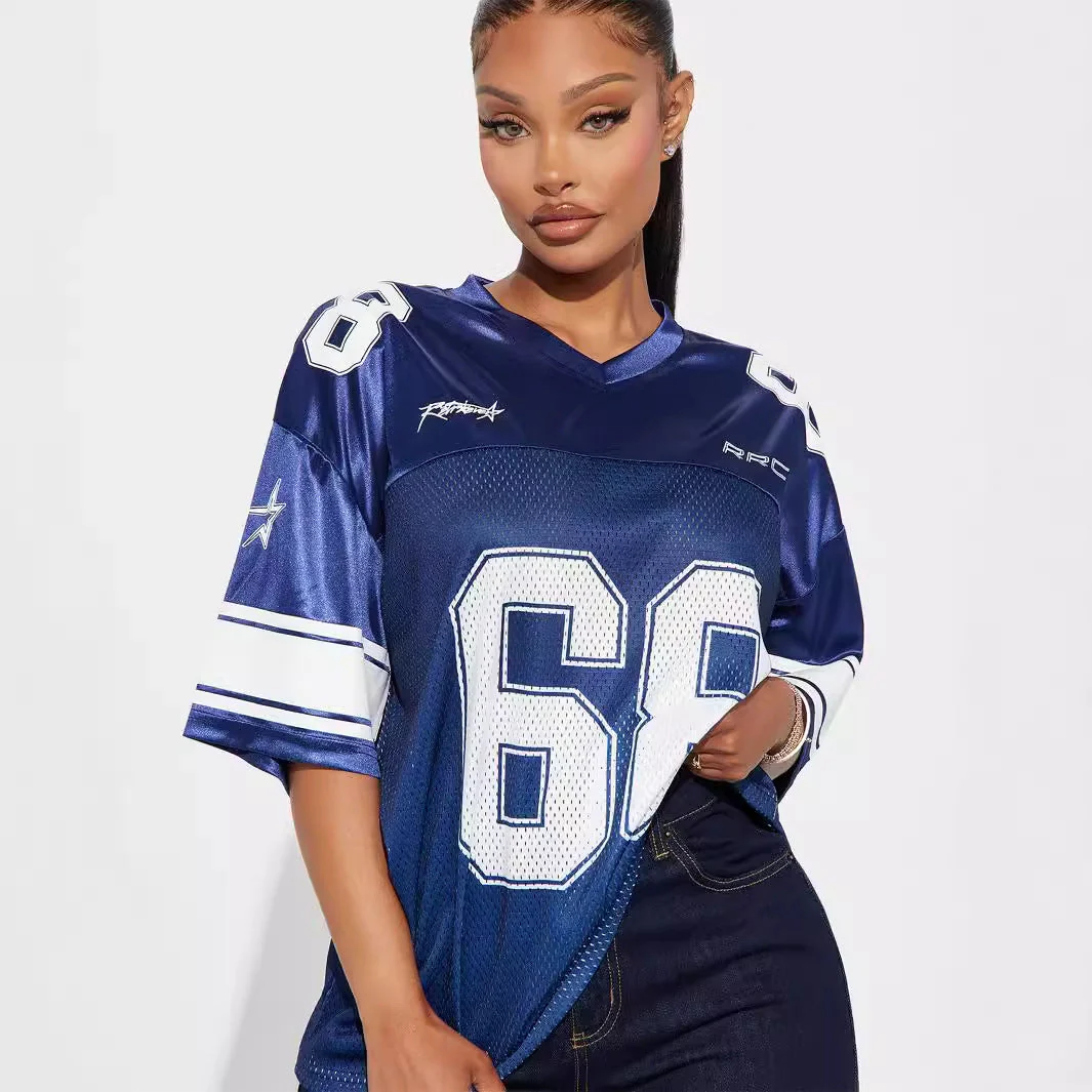 Heidi-Mode | Lockeres Sportliches Kurzarm-Jersey-T-Shirt - Image 2