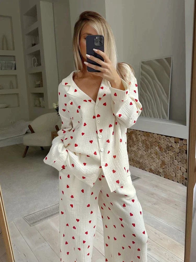 Heidi-Mode | Das Ästhetische Herz-Pyjama-Set - Image 3