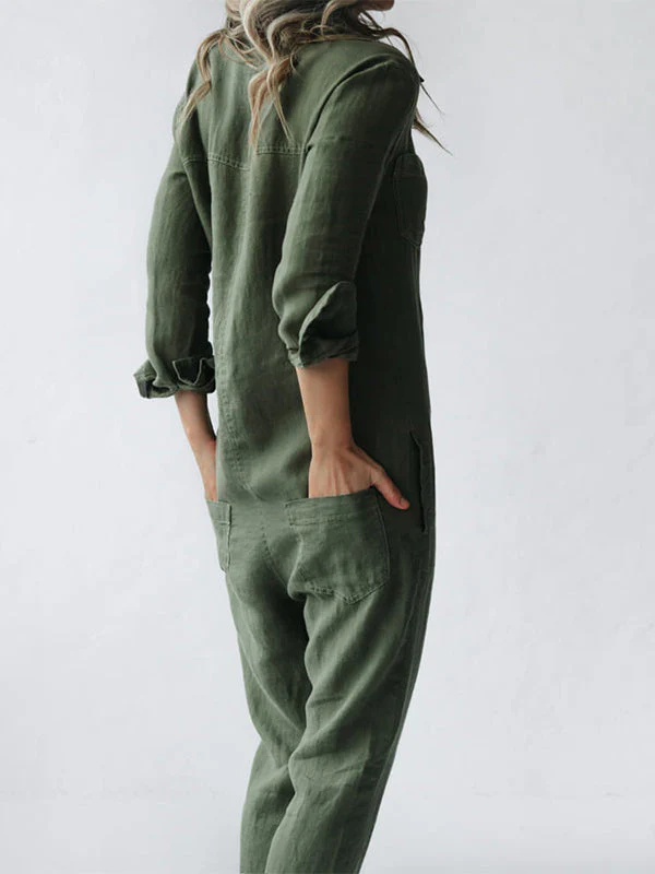 Heidi-Mode | Loose Fit Button Up Langärmeliger Heidi-Mode | Damenbekleidung - Image 2