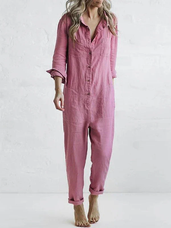 Heidi-Mode | Loose Fit Button Up Langärmeliger Heidi-Mode | Damenbekleidung - Image 7