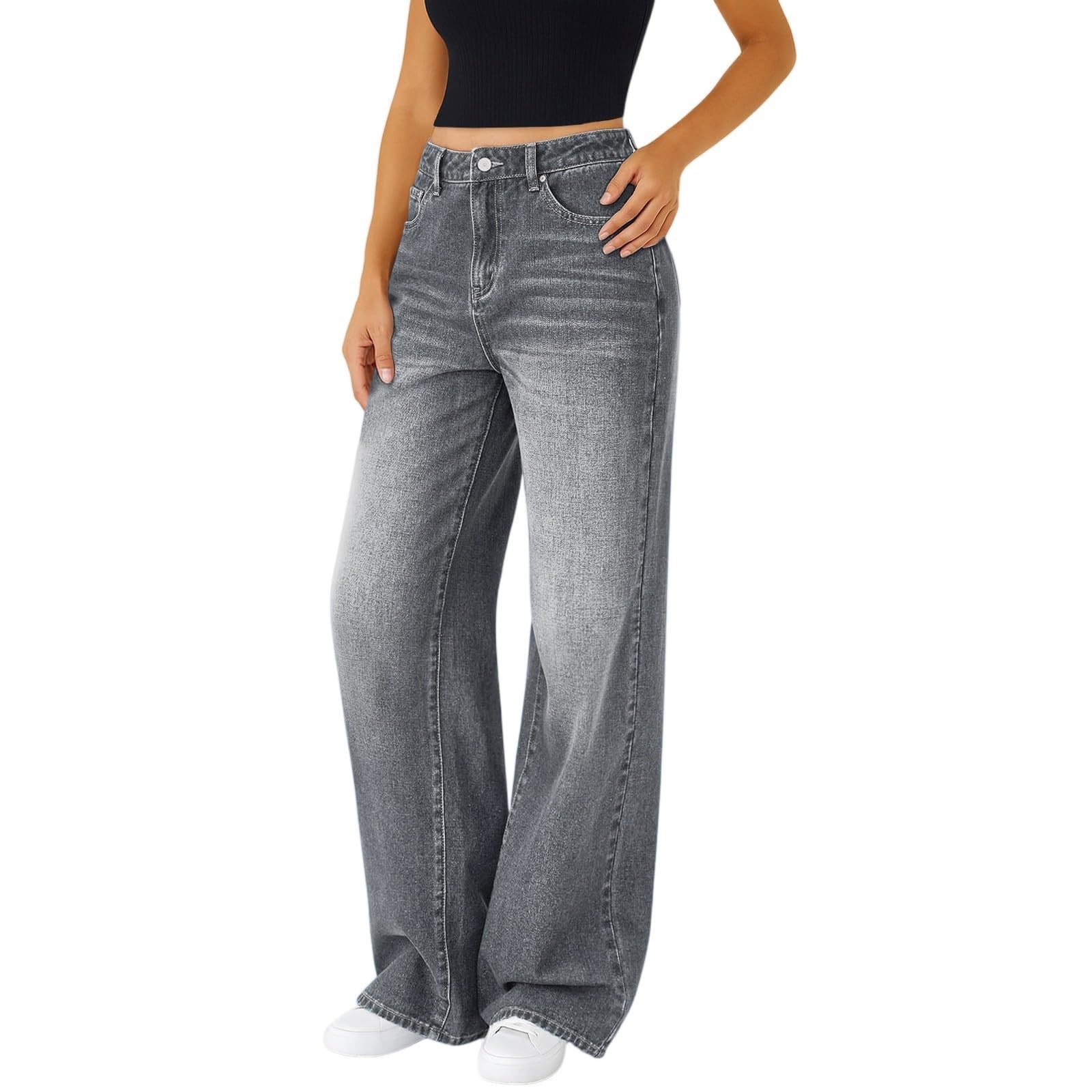 Heidi-Mode | Loose Fit Jeans mit Sternen - Image 10