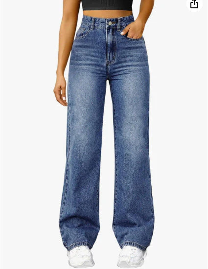 Heidi-Mode | Loose Fit Jeans mit Sternen - Image 12