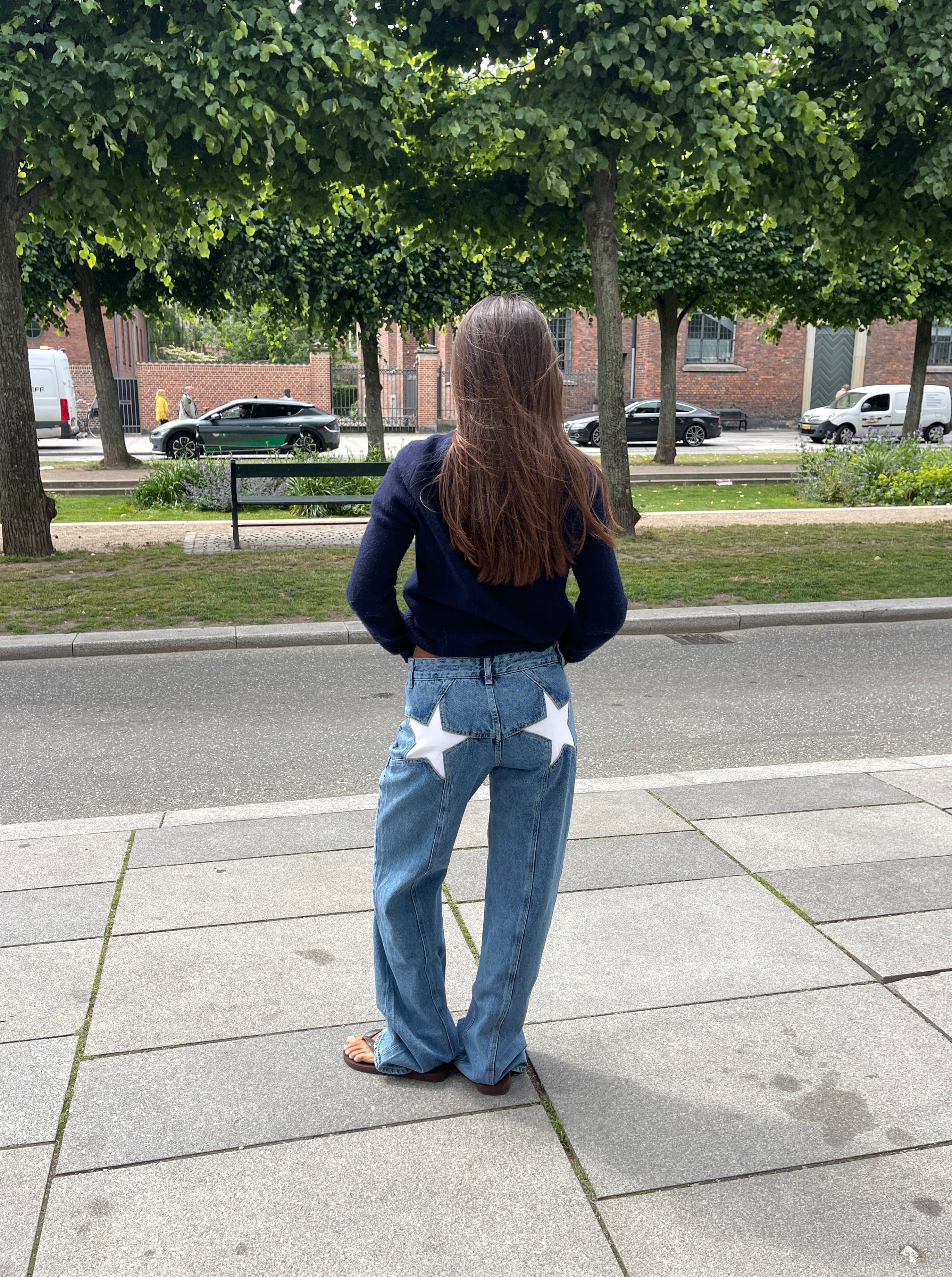 Heidi-Mode | Loose Fit Jeans mit Sternen - Image 6
