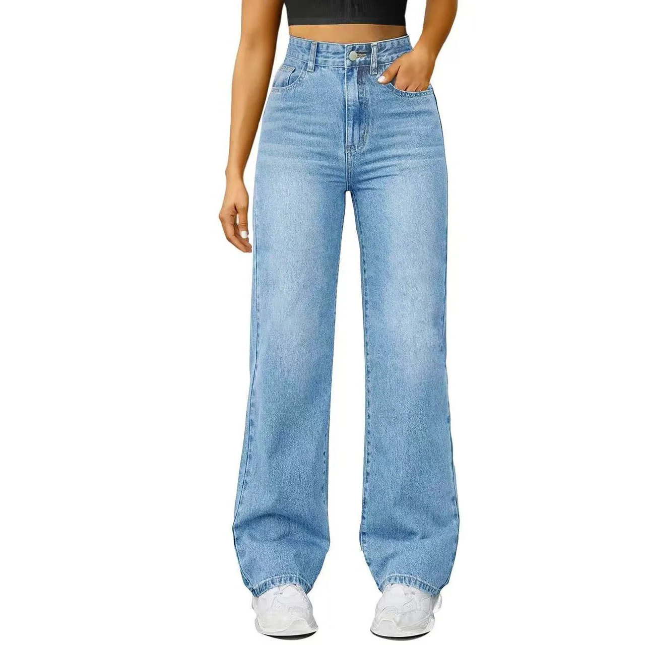 Heidi-Mode | Loose Fit Jeans mit Sternen - Image 8