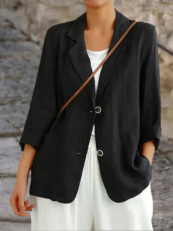 Heidi-Mode | Lässig Geschnittenes Blazer Stilvoll und Komfortabel - Image 4