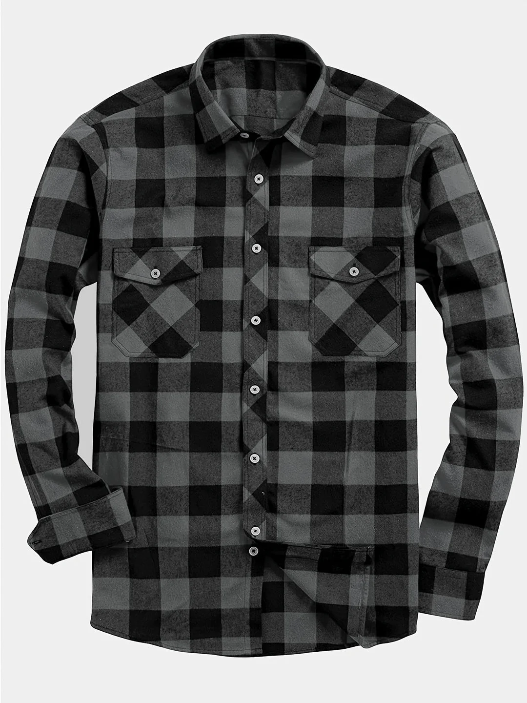 Heidi-Mode | Lässig Herren Bluse Hemd Lumberjack Print Shirt - Image 9