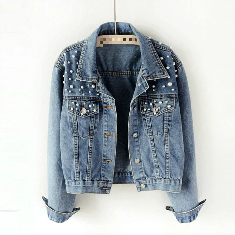 Heidi-Mode | Lässige Jeansjacke mit Perlen - Image 8