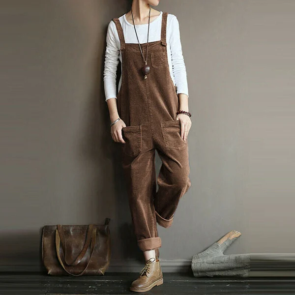 Heidi-Mode | Lässiger Cord Jumpsuit Design - Image 2