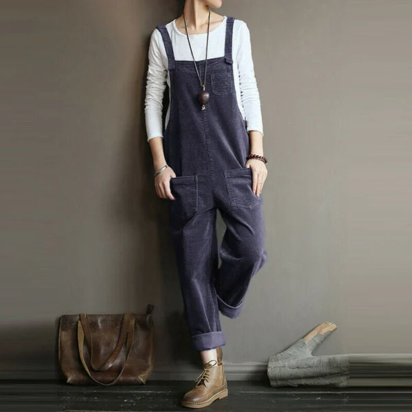 Heidi-Mode | Lässiger Cord Jumpsuit Design - Image 4