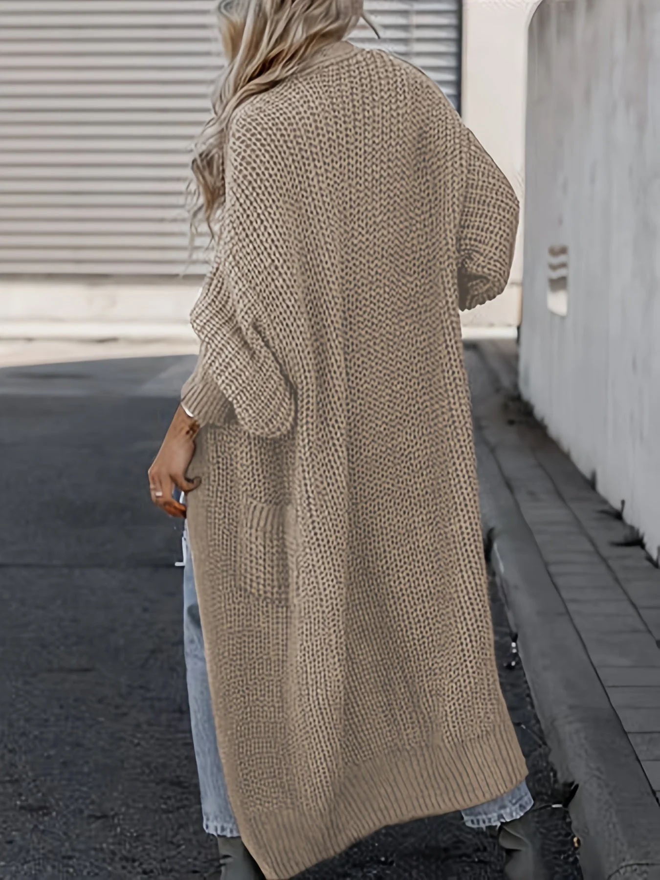 Heidi-Mode | Strickcardigan Aus Wolle mit Taschen für Damen Perfekt für Den Alltag - Image 4