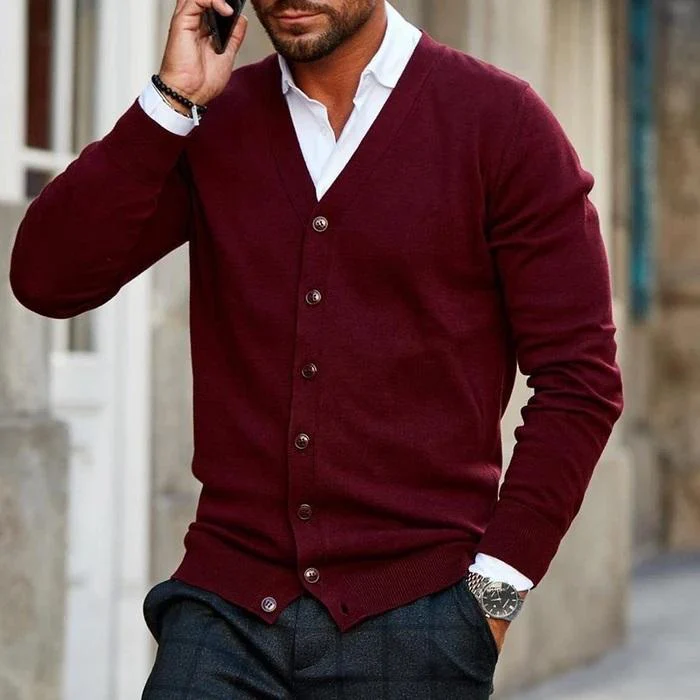Heidi-Mode | Lässiger Strickjacke für Herren - Image 2