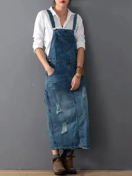 Heidi-Mode | Lässiges Denim Trägerkleid - Image 4