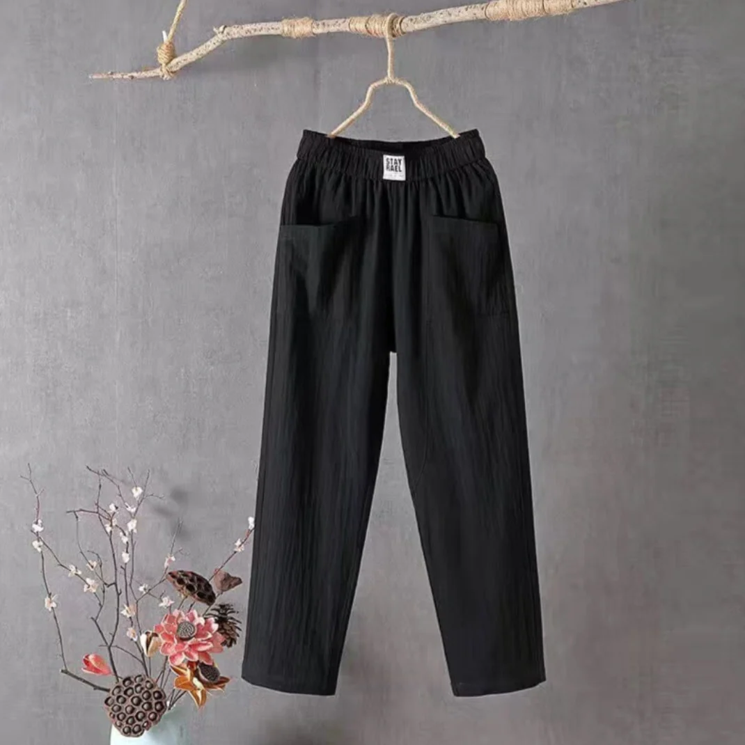 Heidi-Mode | Luftige Leinenhosen mit Elastischem Bund für Damen - Image 7