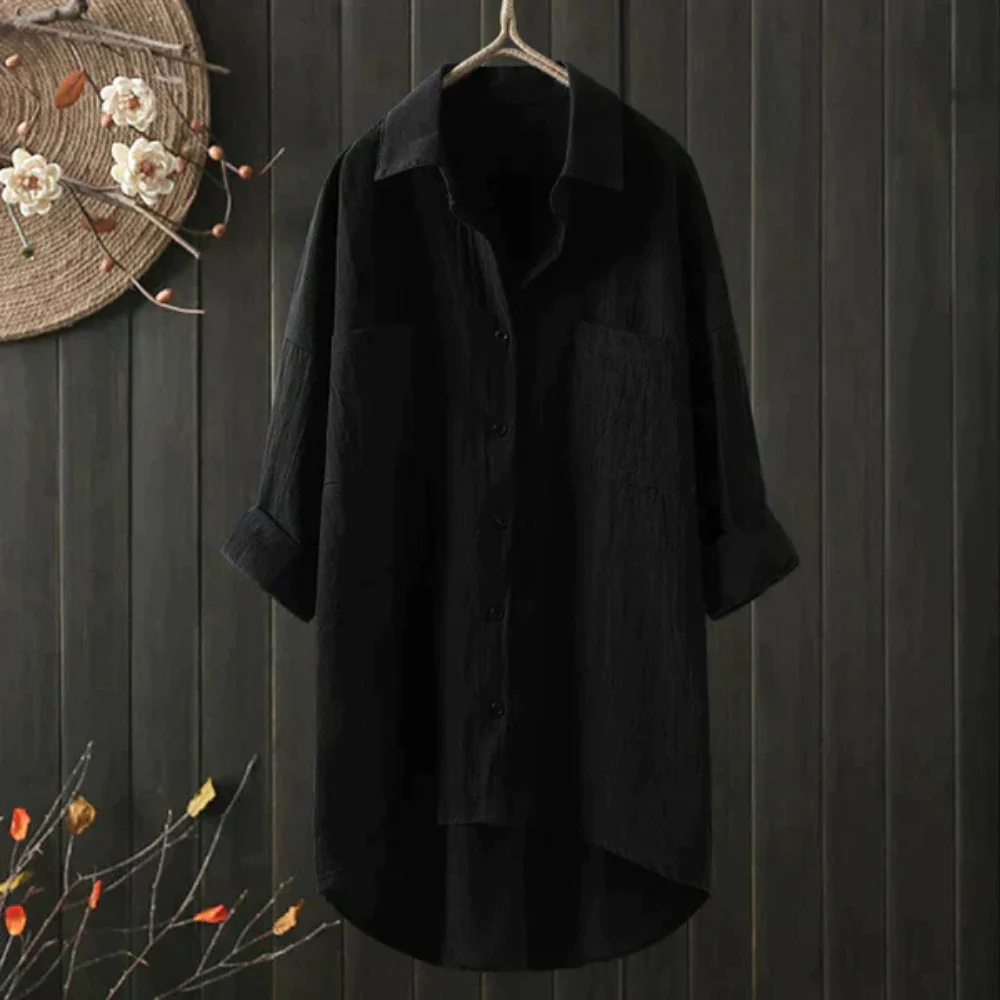 Heidi-Mode | Luftige Oversize Bluse Aus Baumwolle
