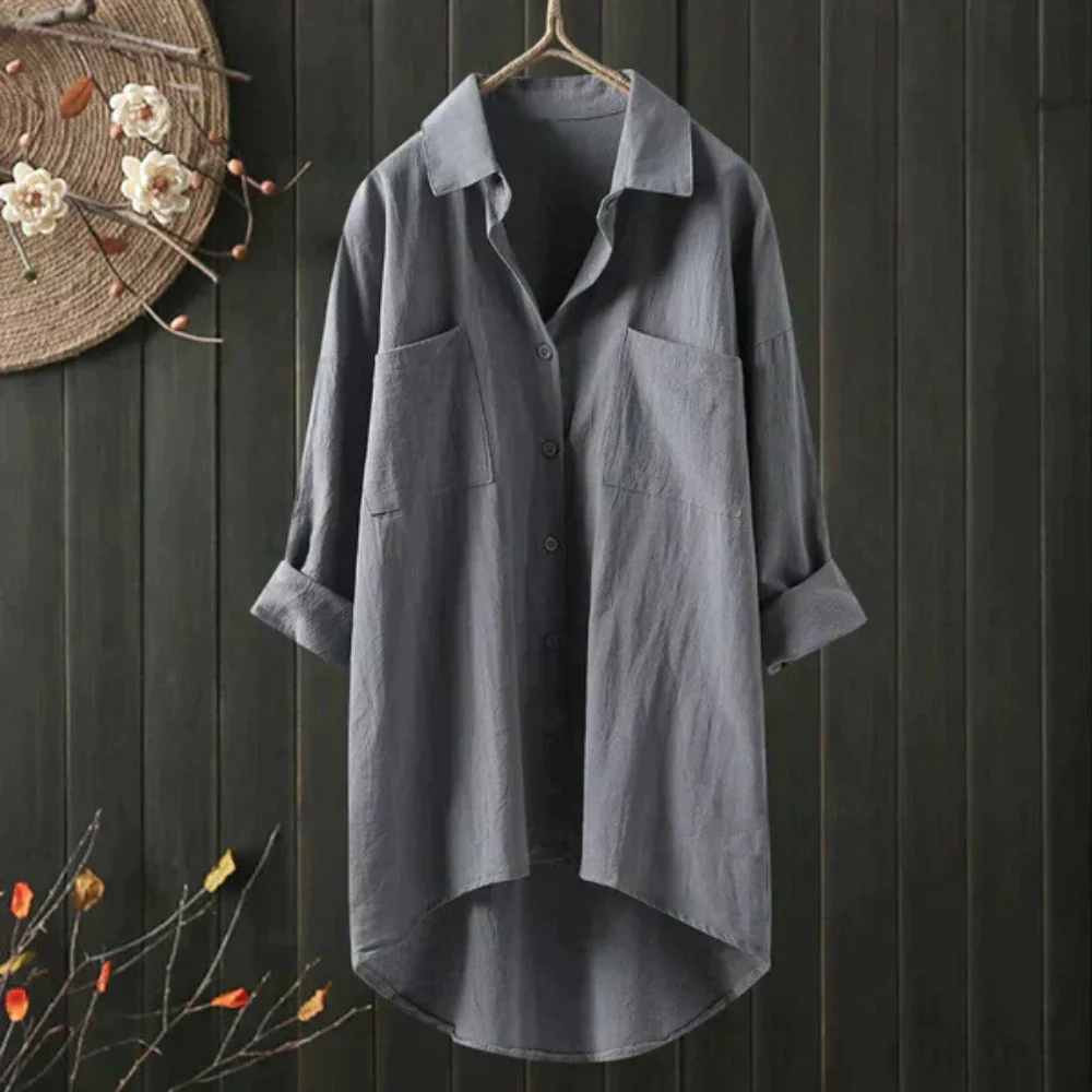 Heidi-Mode | Luftige Oversize Bluse Aus Baumwolle - Image 2