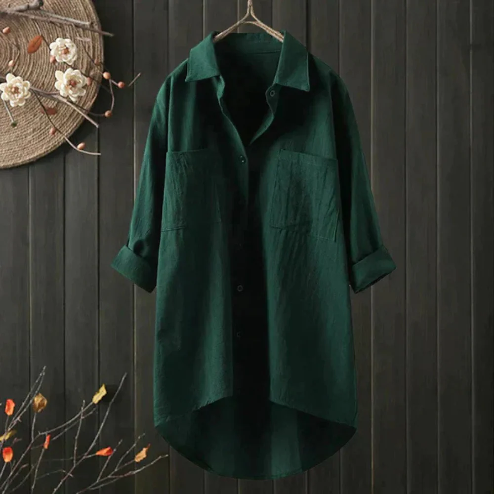 Heidi-Mode | Luftige Oversize Bluse Aus Baumwolle - Image 4