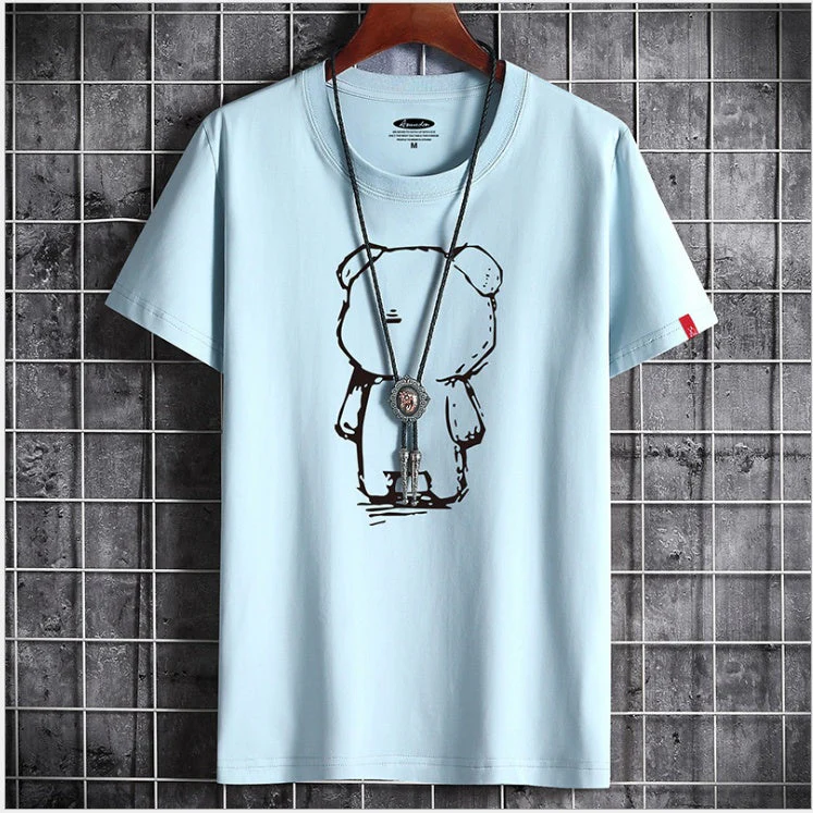 Heidi-Mode | Lustiges Anime Bären T-Shirt für Herren - Image 2