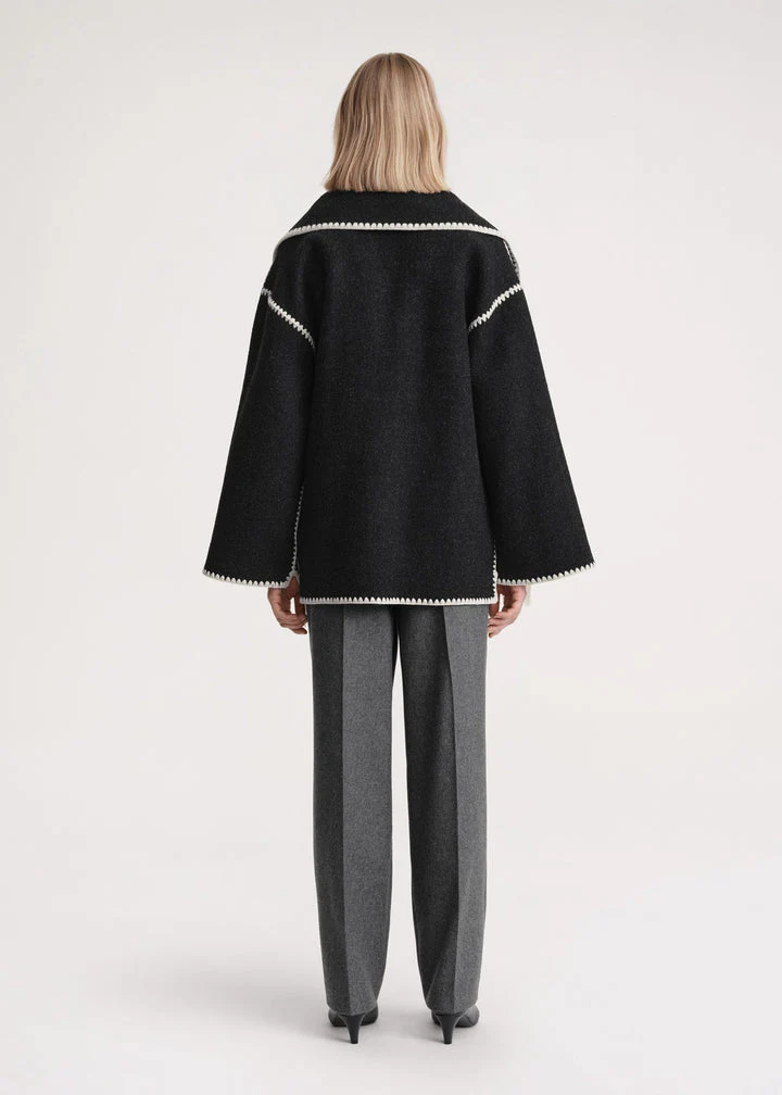 Heidi-Mode | Luxe Jacke mit Schal - Image 5