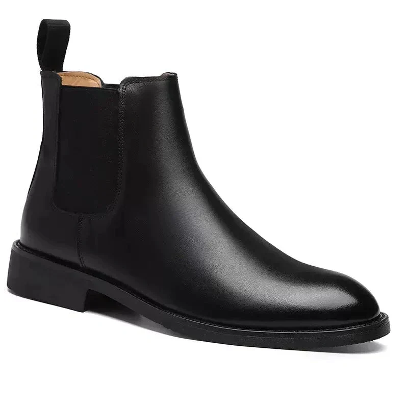 Heidi-Mode | Luxe Kalb Wildleder Chelsea Boots mit Leder Innensohle - Image 2