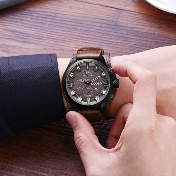 Heidi-Mode | Luxe Navigator Uhr Lederband - Image 10