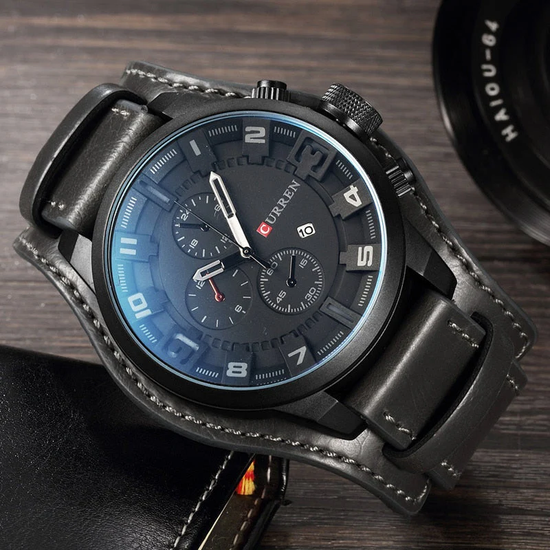 Heidi-Mode | Luxe Navigator Uhr Lederband - Image 7