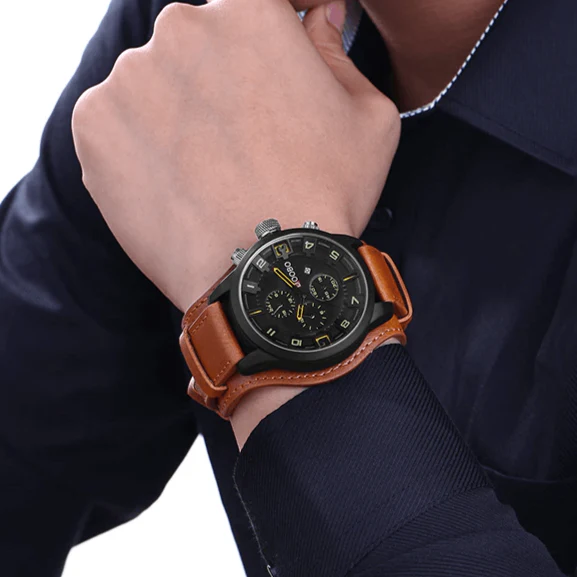 Heidi-Mode | Luxe Navigator Uhr Lederband - Image 8