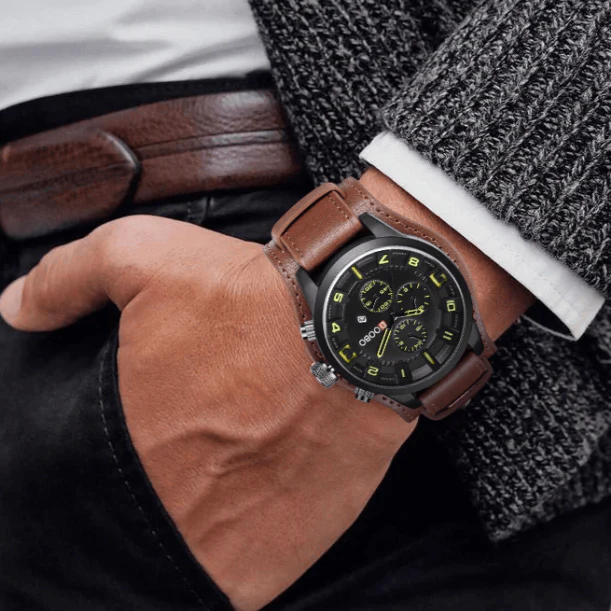 Heidi-Mode | Luxe Navigator Uhr Lederband - Image 9