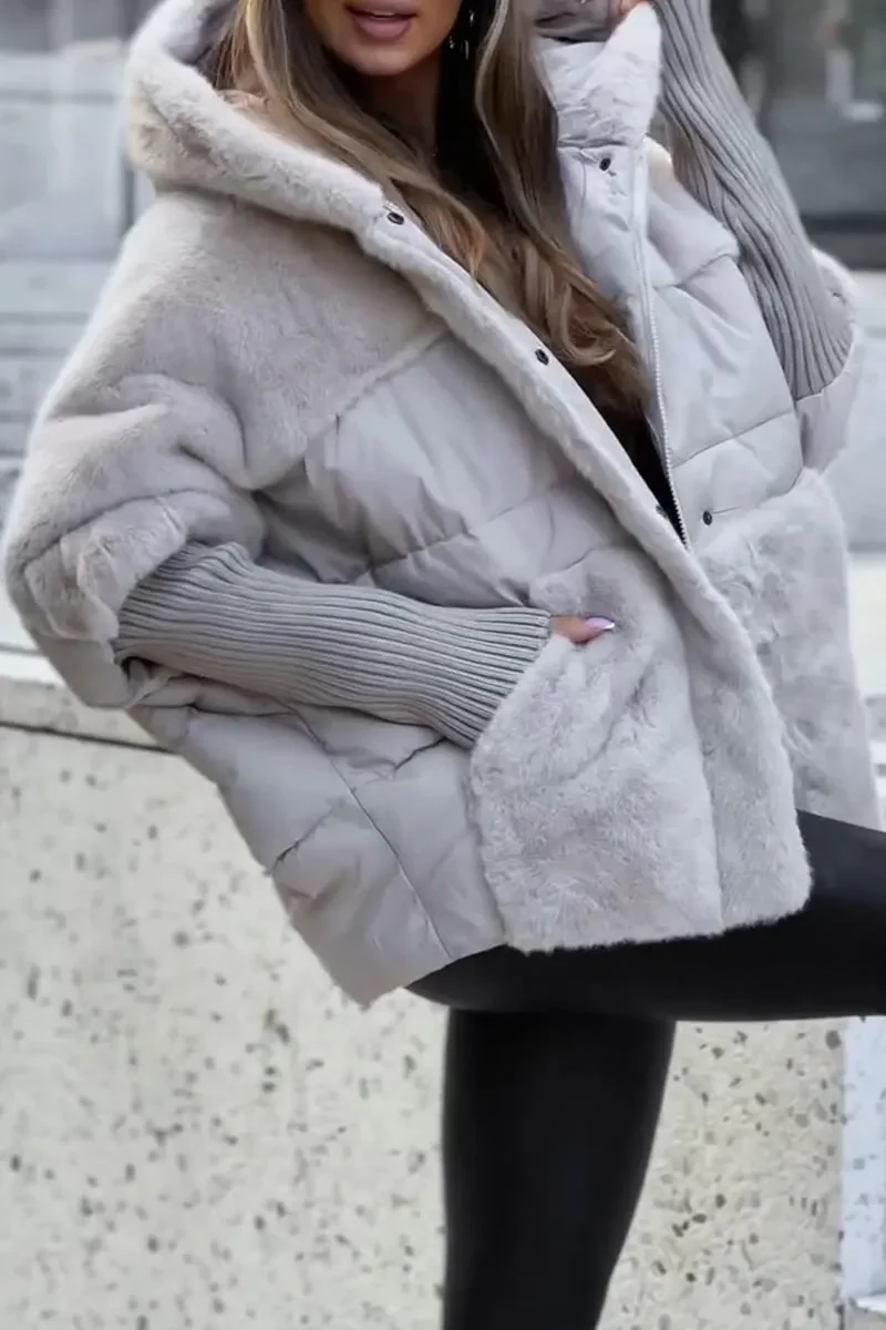 Heidi-Mode | Luxuriöse Moderne Bomberjacke mit Kapuze - Image 10
