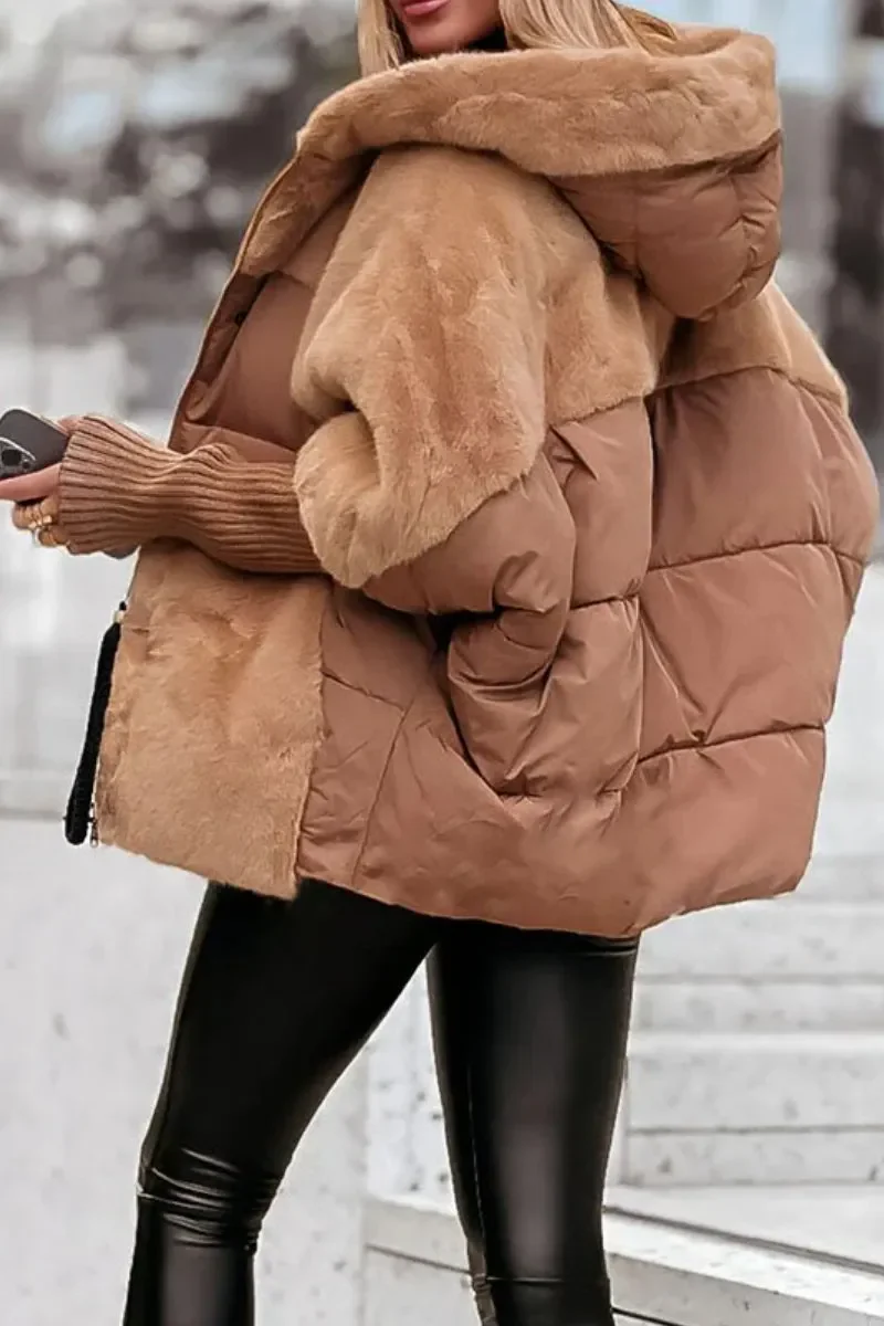 Heidi-Mode | Luxuriöse Moderne Bomberjacke mit Kapuze - Image 7
