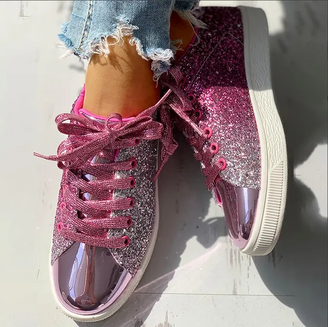 Heidi-Mode | Luxuriöser Lässiger Glitzer Damenschuh - Image 5