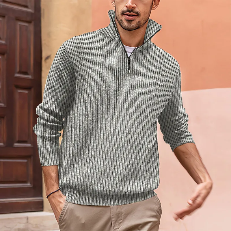 Heidi-Mode | Luxus Halbzip Sweater - Image 4