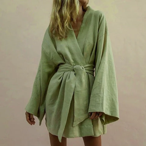 Heidi-Mode | Luxus Kimono mit Gürtel - Image 2