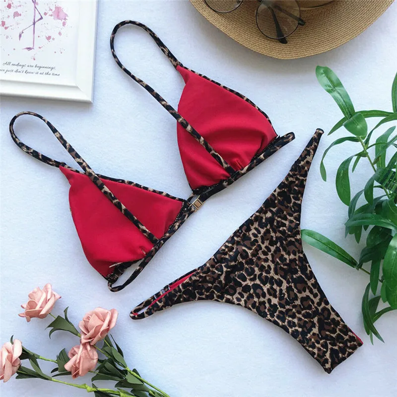 Heidi-Mode | Luxus Sommer Bikini Set Sexy Tier Leopard - Image 2