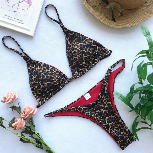 Heidi-Mode | Luxus Sommer Bikini Set Sexy Tier Leopard - Image 4