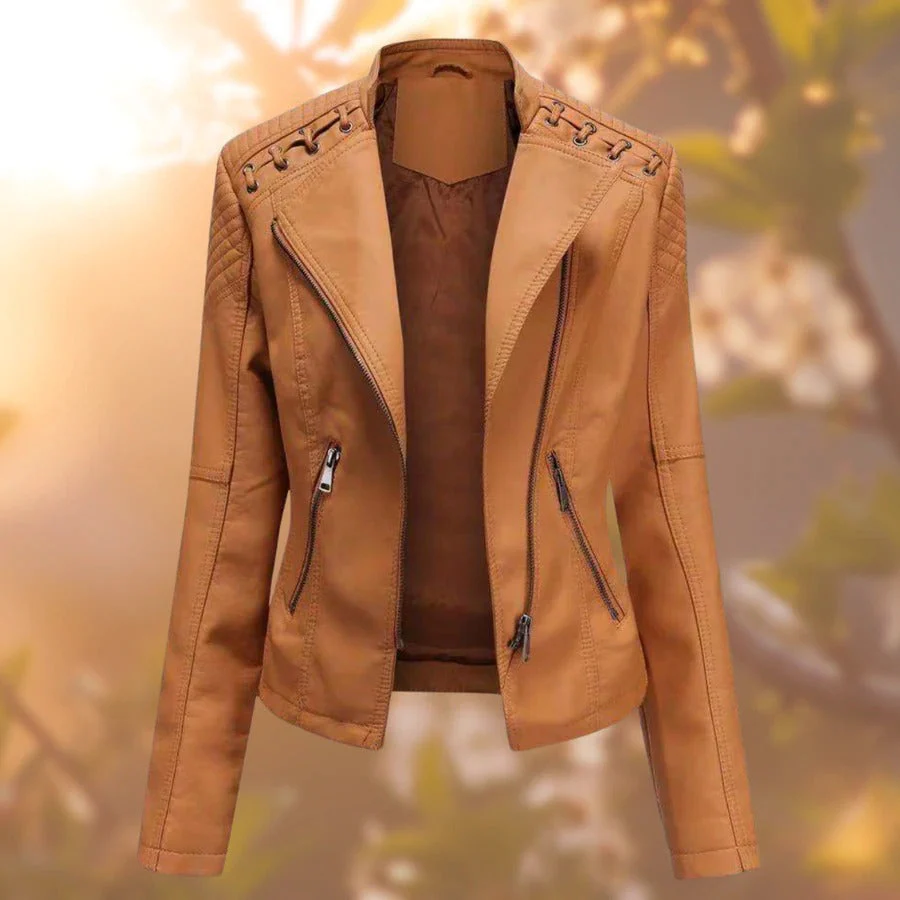 Heidi-Mode | Lederjacke Im Biker-Style - Image 4