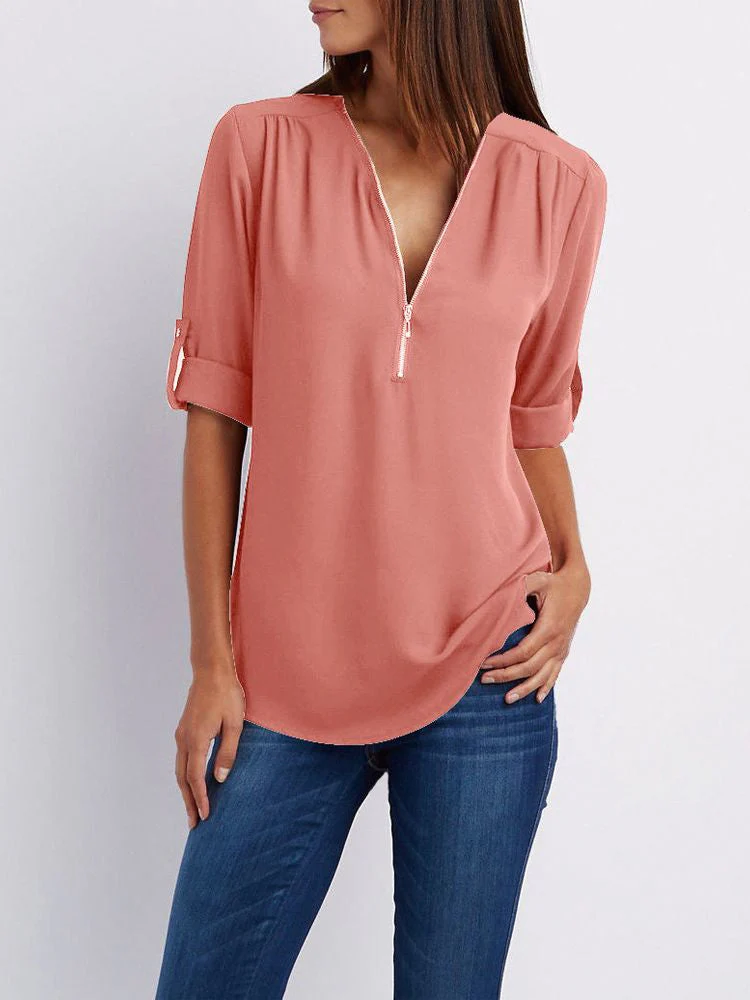 Heidi-Mode | Langärmelige Lockere Bluse - Image 18