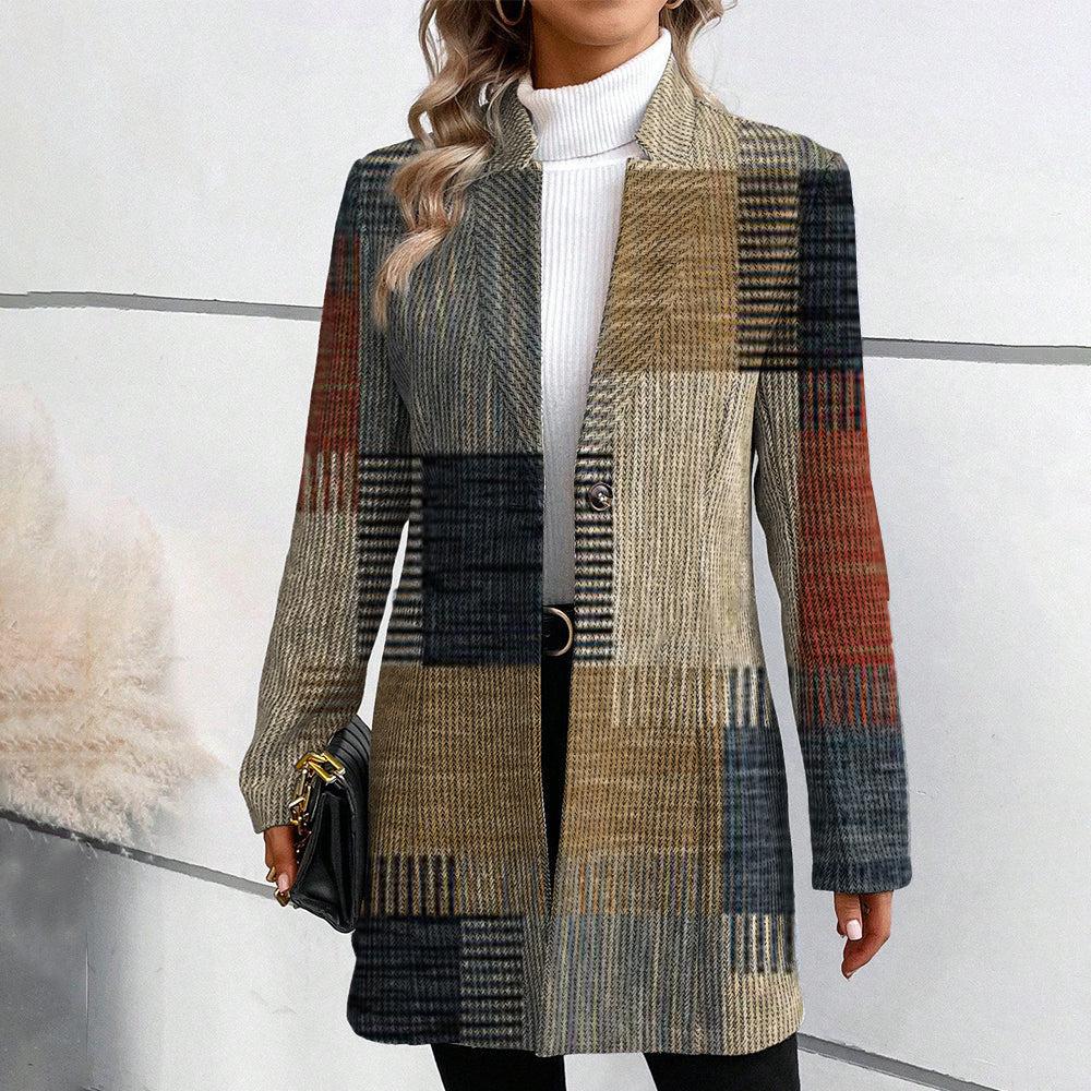 Heidi-Mode | Buntes Damenblazer mit Muster - Image 2