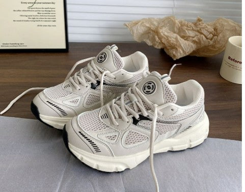 Heidi-Mode | Mehrfarbige Mesh Sneaker mit Dicker Sohle für Damen - Image 6