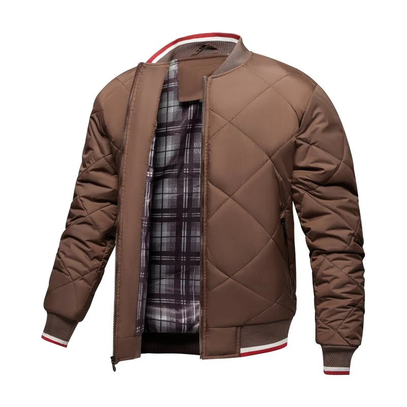 Heidi-Mode | Herren Rauten Stepp Bomberjacke - Image 11