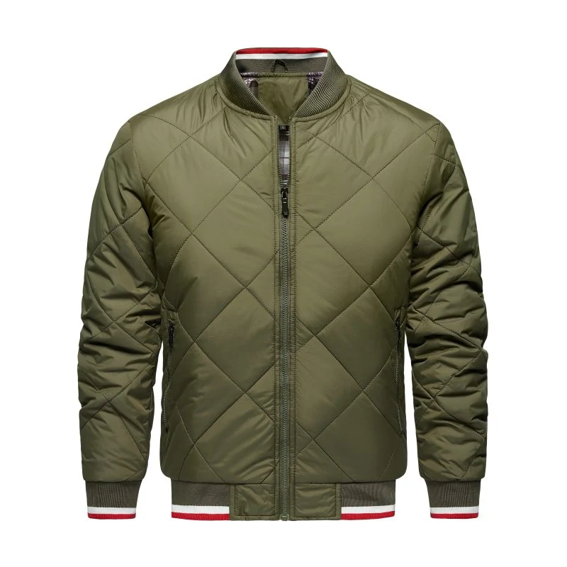 Heidi-Mode | Herren Rauten Stepp Bomberjacke - Image 4
