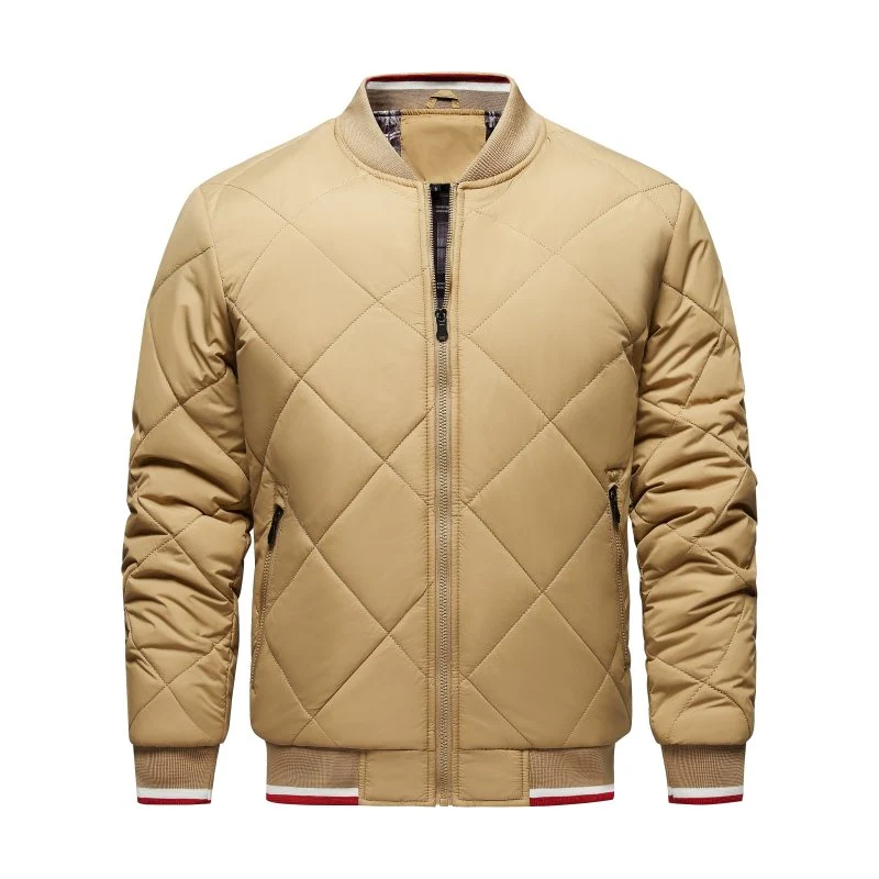 Heidi-Mode | Herren Rauten Stepp Bomberjacke - Image 6